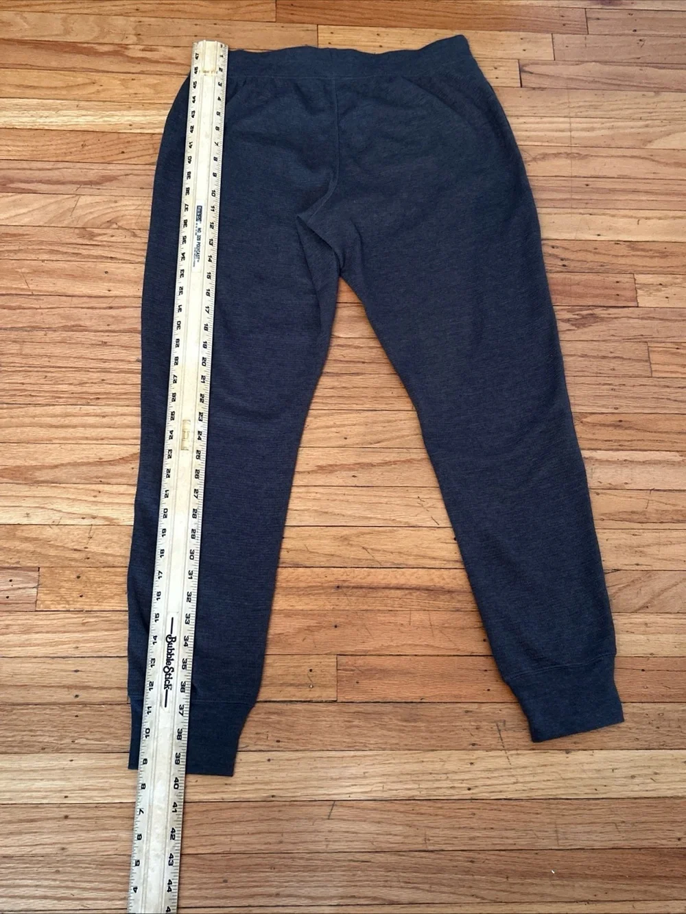 POLO RALPH LAUREN Men's Waffle Knit Lounge Jogger Pants in Gray Large Drawstring